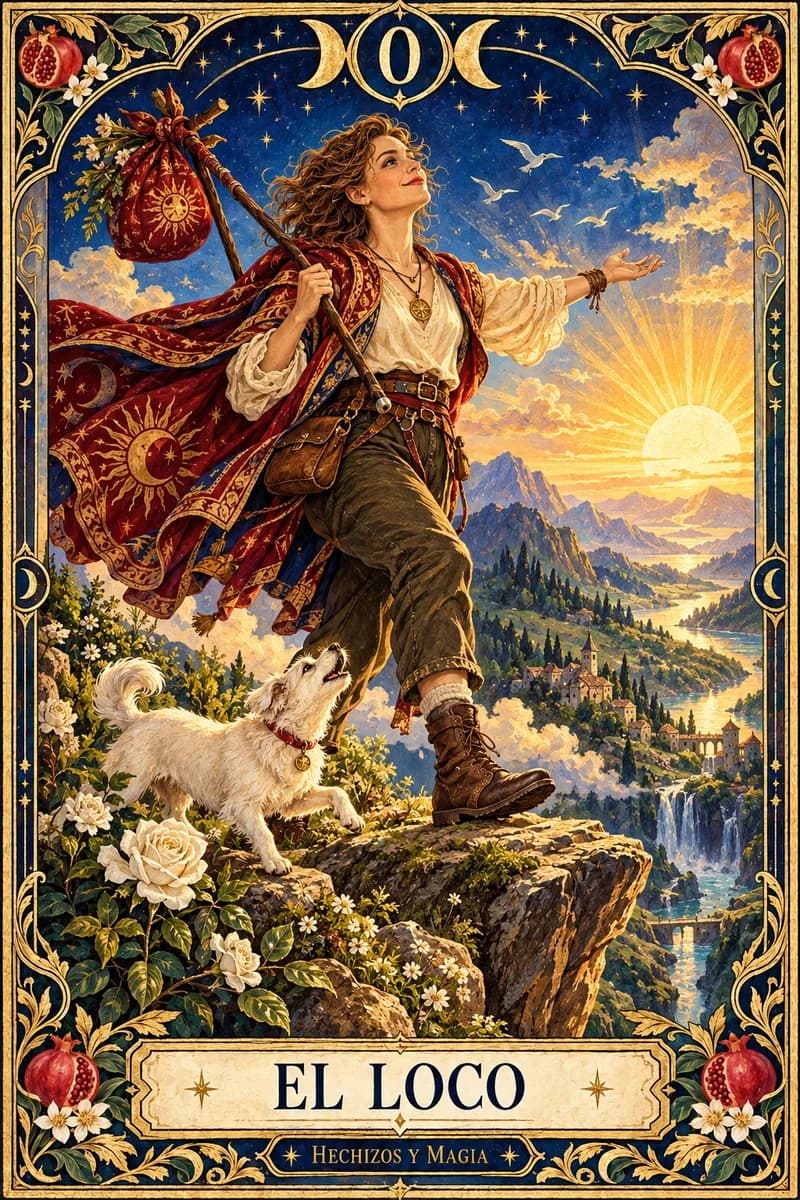 El Loco, carta del tarot · Hechizos y Magia, Yenny Astrid Londoño