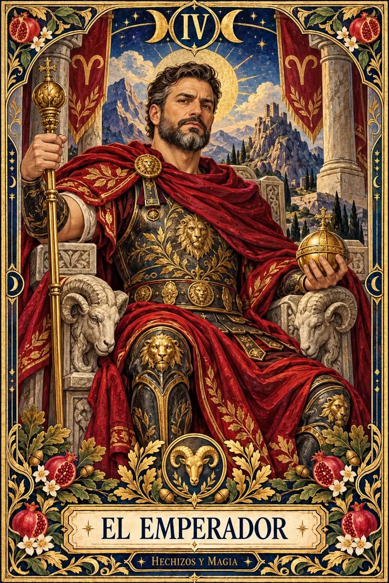 El Emperador, carta del tarot · Hechizos y Magia, Yenny Astrid Londoño