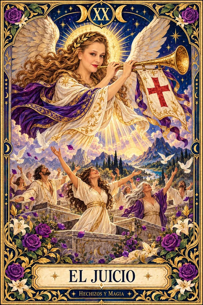 El Juicio, carta del tarot · Hechizos y Magia, Yenny Astrid Londoño