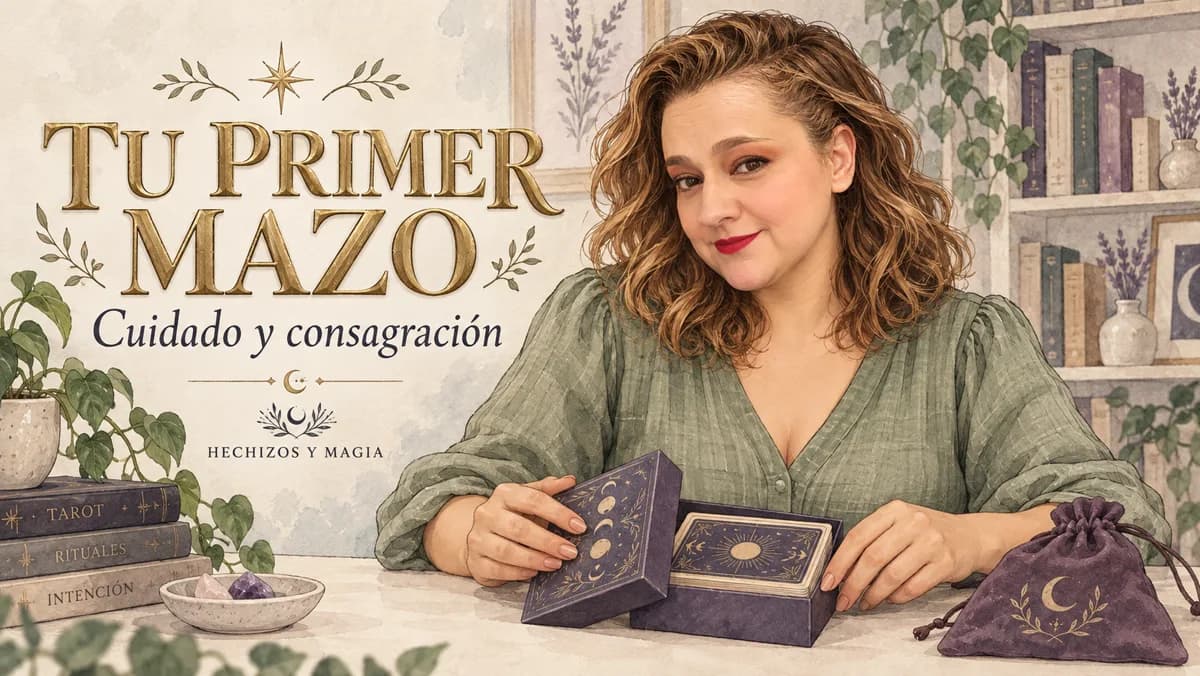 Portada de «Cómo limpiar y consagrar tu primer mazo de tarot sin dañarlo» · Hechizos y Magia, Yenny Astrid Londoño