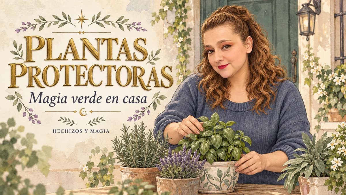 Portada de «5 plantas asociadas con protección para la entrada de tu casa» · Hechizos y Magia, Yenny Astrid Londoño