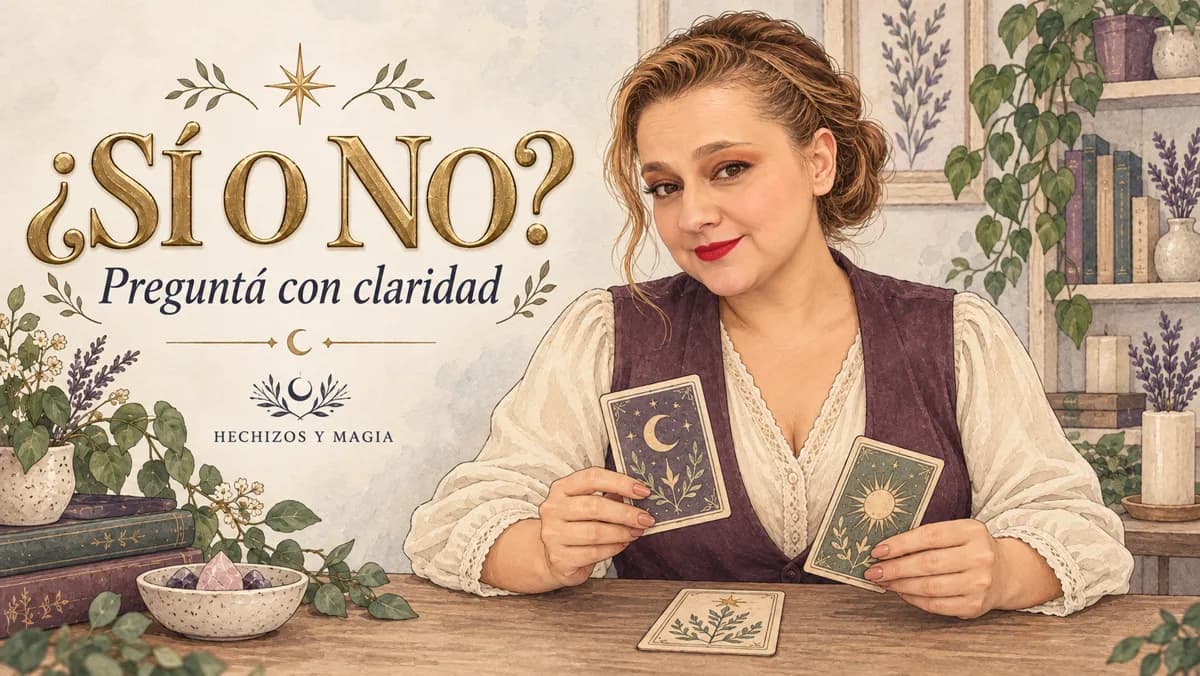 Portada de «¿Es confiable el tarot sí o no? Cómo formular mejores preguntas» · Hechizos y Magia, Yenny Astrid Londoño