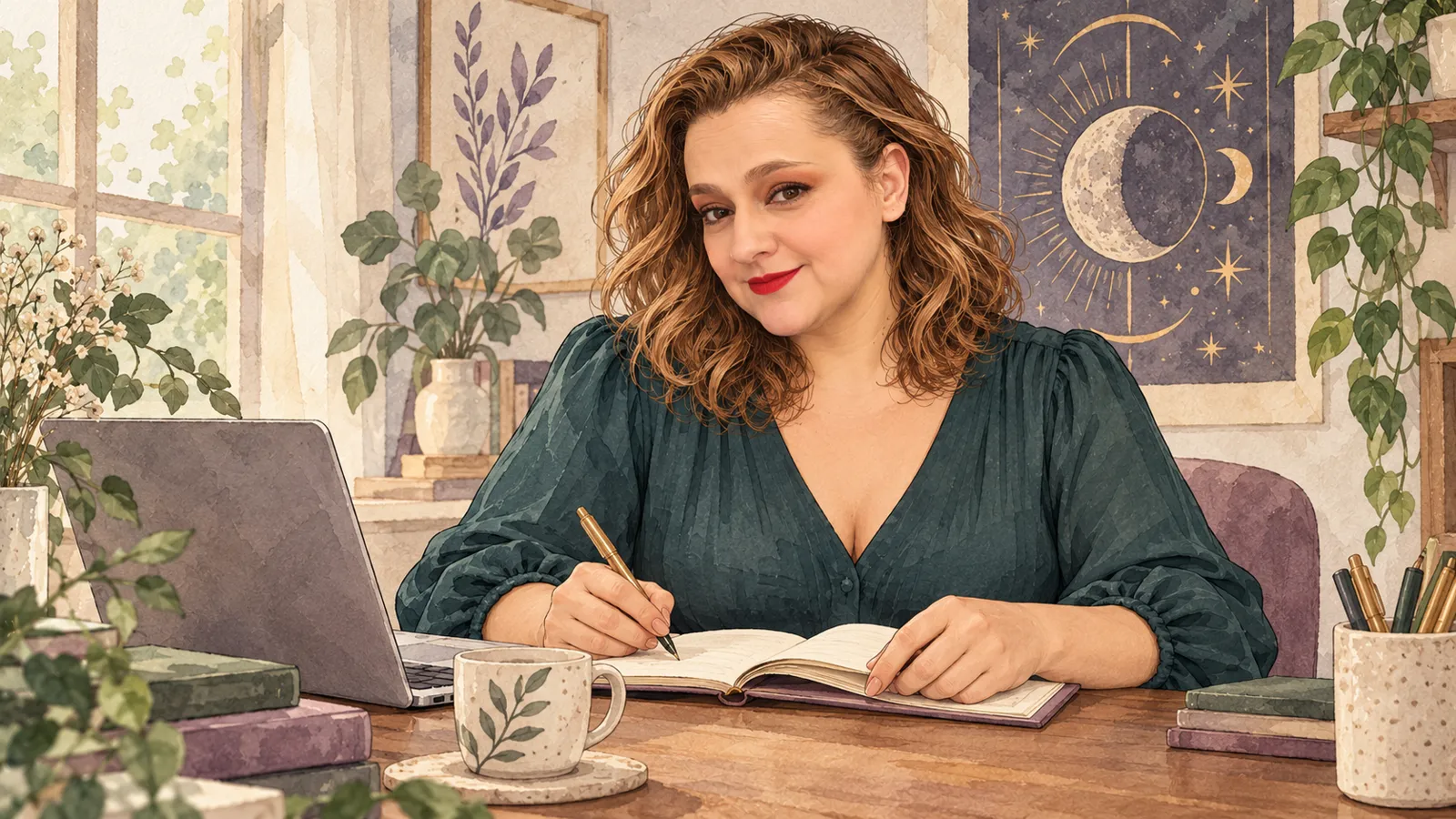 Yenny organiza sus notas · Hechizos y Magia, Yenny Astrid Londoño