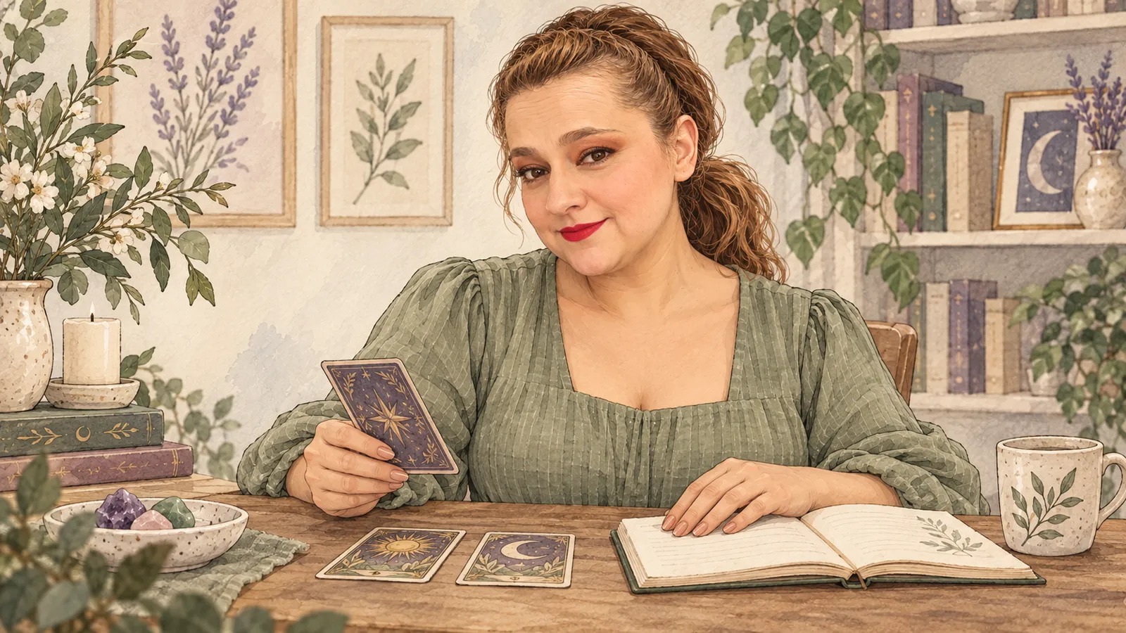 Yenny considera una pregunta para el tarot · Hechizos y Magia, Yenny Astrid Londoño