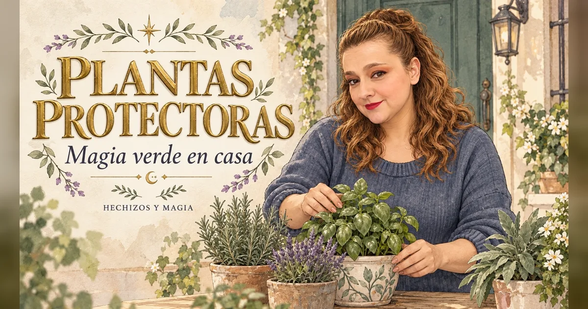 Portada de «5 plantas asociadas con protección para la entrada de tu casa» · Hechizos y Magia, Yenny Astrid Londoño