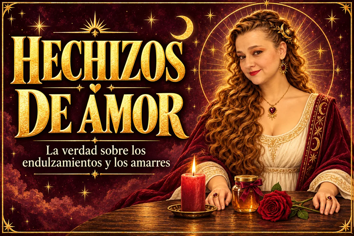 Portada de «Hechizos de amor: la verdad sobre los endulzamientos y los amarres» · Hechizos y Magia, Yenny Astrid Londoño