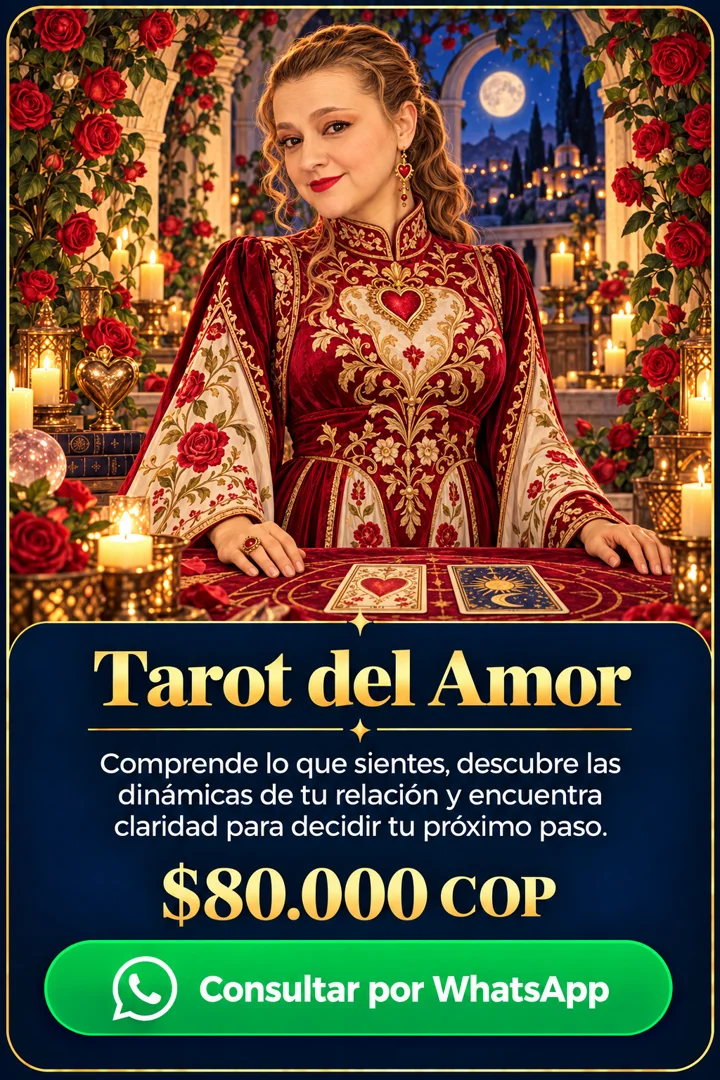 Tarjeta del servicio Tarot del Amor ($80.000 COP) · Hechizos y Magia, Yenny Astrid Londoño